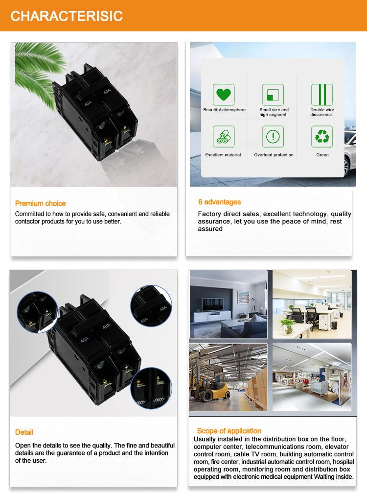 Free Sample! Bh MCB Parts AC Breaker