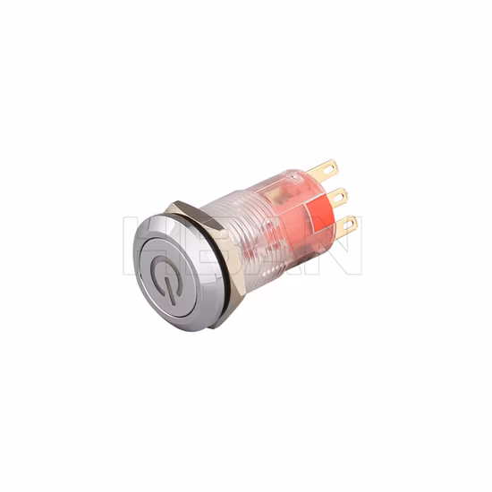 IP67 16mm Metal Momentary Electrical Mini Reset Micro Push Button Switch