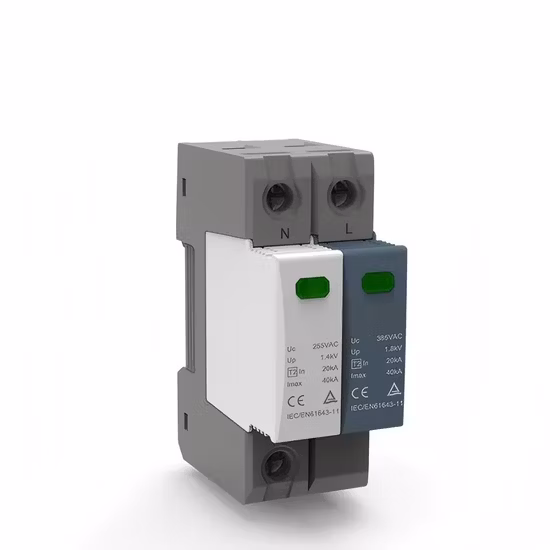 OEM 1p 2p 3p 4poli 230V 220V 375V 380 Dispositivo di protezione da sovratensione AC SPD fino a 150ka