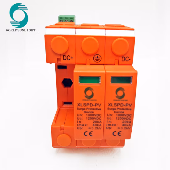 Worldsunlight 2 poli Scaricatore di sovratensione AC 20ka