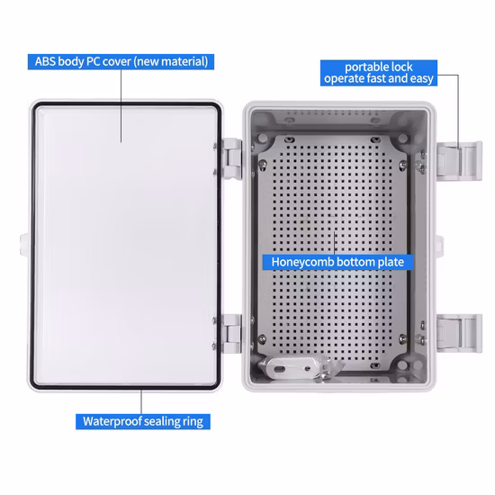 Scatola di distribuzione dell'alimentazione esterna IP66 per giunzione con custodia in metallo impermeabile CNC Ycs1