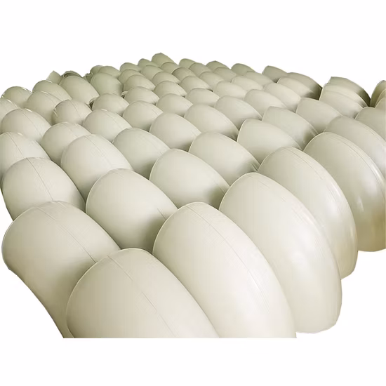 Connettori in plastica per tubi industriali a tubo tondo Raccordo flessibile a gomito in acciaio al carbonio