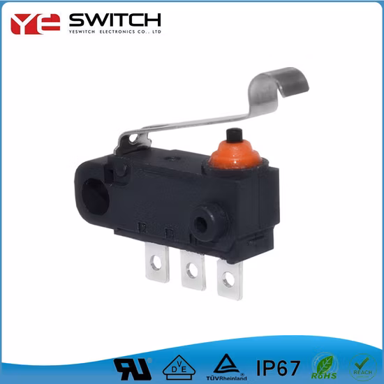 Interruttore a pulsante micro automatico con interruttore a levetta illuminato a LED elettronico impermeabile