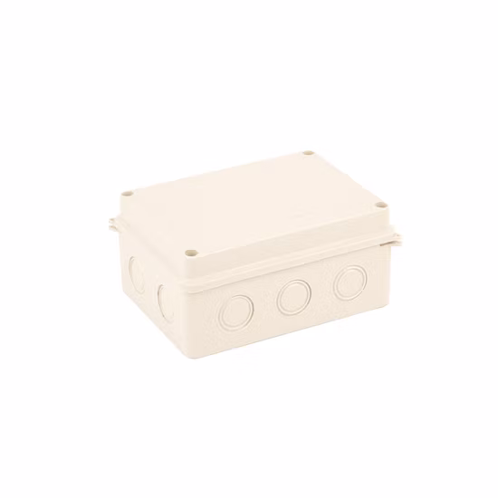 Fabbrica di scatole di giunzione in plastica per PC ABS 100 * 100 * 70 per recinzione elettrica impermeabile IP65 esterna