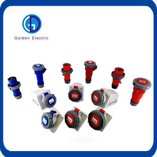 Spina e presa elettrica industriale impermeabile IP44/IP67 Presa maschio femmina 16A 32A